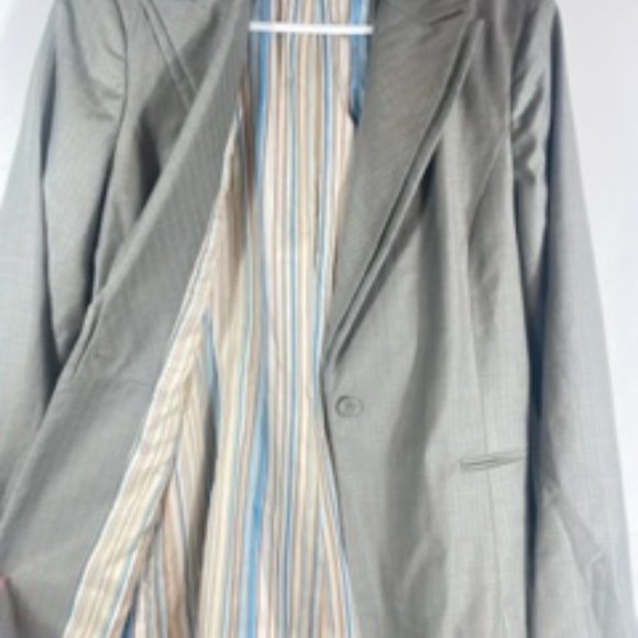 VINTAGE ALLEN BY ALLEN B SCHWARTZ 2  PIECE BUSINESS PANT SUIT SIZE 8 WOMENS - Picture 3 of 5